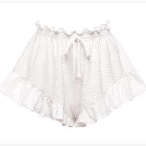Montce White Blanc Boho Short